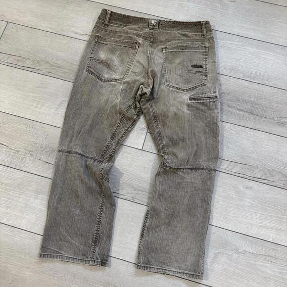 Kuhl Other - Kuhl Men’s Cargo Utility Pant RIOT Vinatge Patina dye 34x27 Tan Double Knee Work